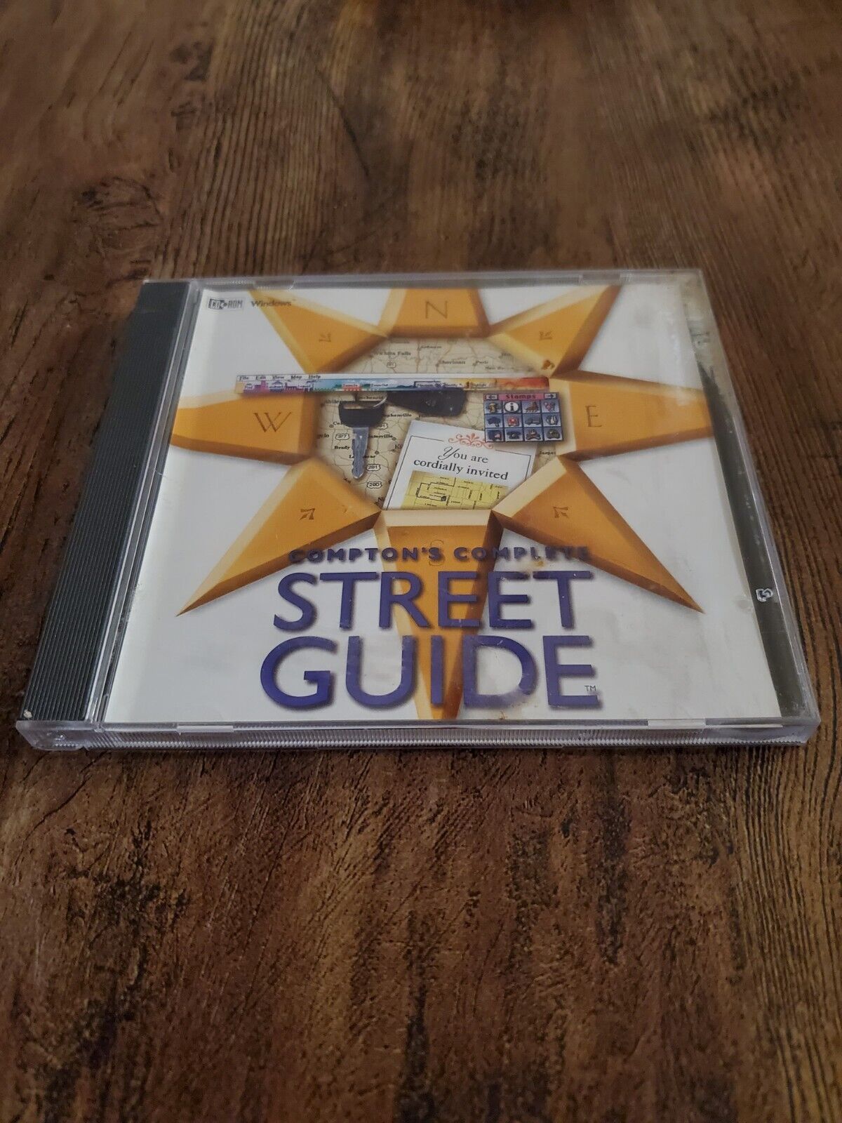 COMPTON\'S COMPLETE STREET GUIDE FOR WINDOWS CD 1995 