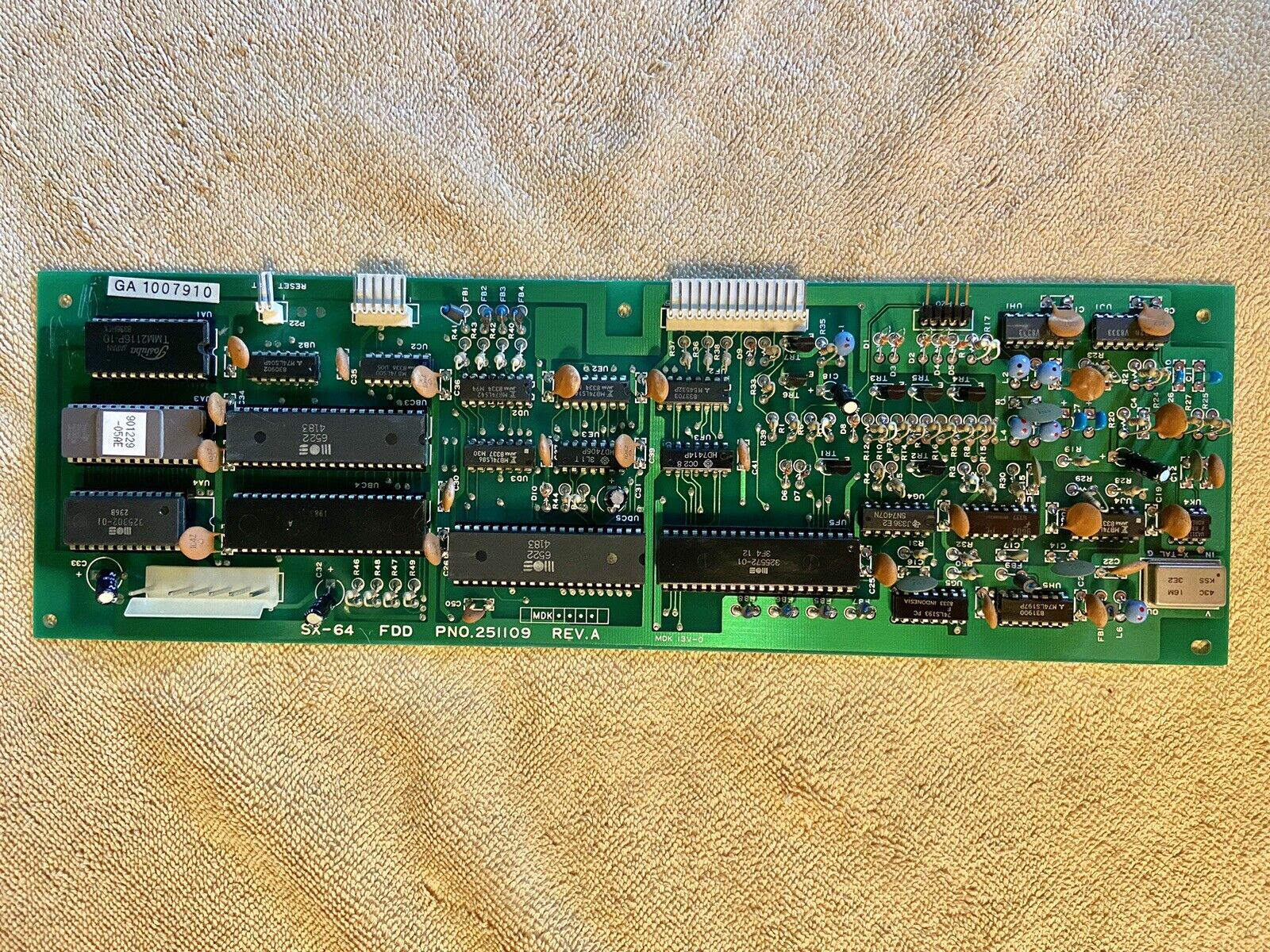 SX-64 Commodore Floppy Drive Board - Works - 251109 - Populated - SX64
