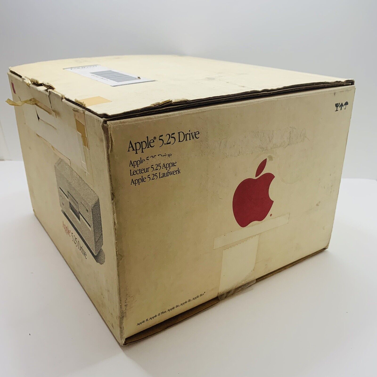 Vintage APPLE Macintosh 5.25 Disk Drive Floppy BOX ONLY USA 1988