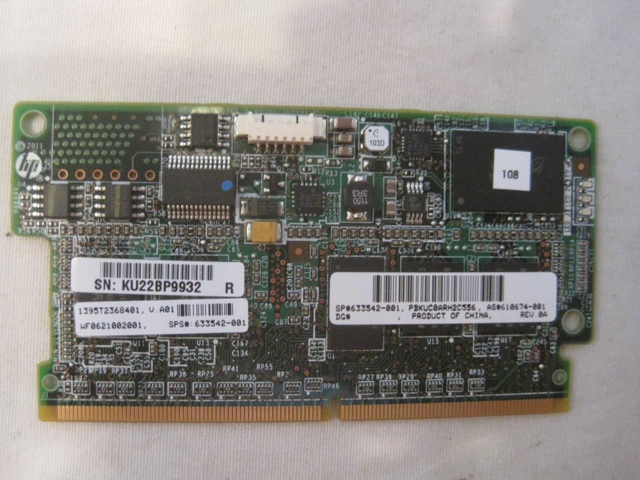 HP Smart Array P222 P420 P421 1GB FBWC Cache Module With 610674-001 633542-001 