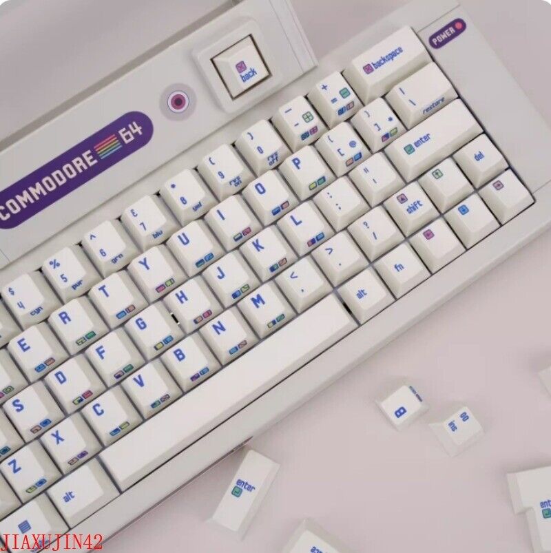 PBT Commodore 64 Keycap C64 Full Set Side-Engraving Ancients 153pcs/set For MX