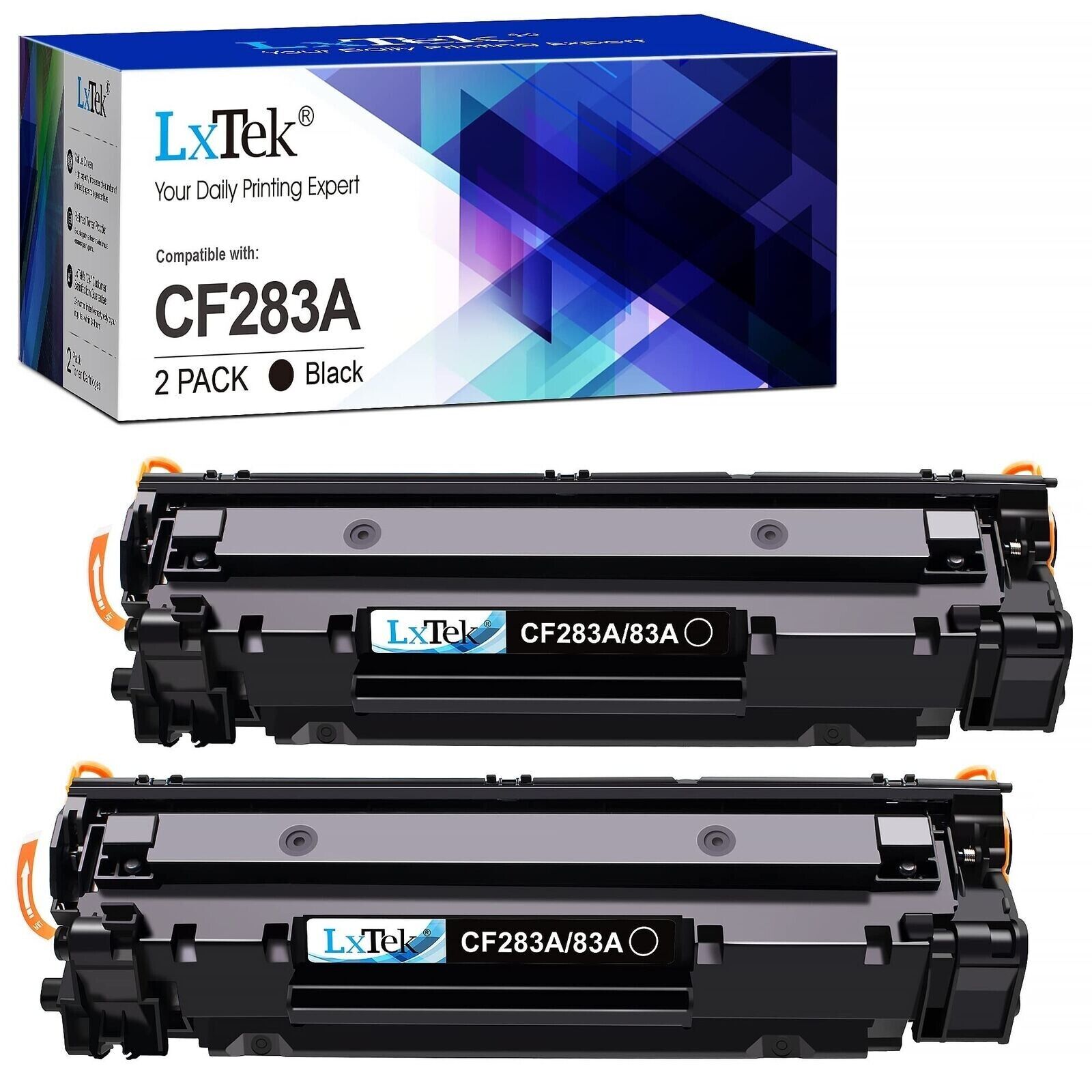 Genuine LxTek Compatible Toner Cartridge Replacement for HP 85A CE285A TWO PACK