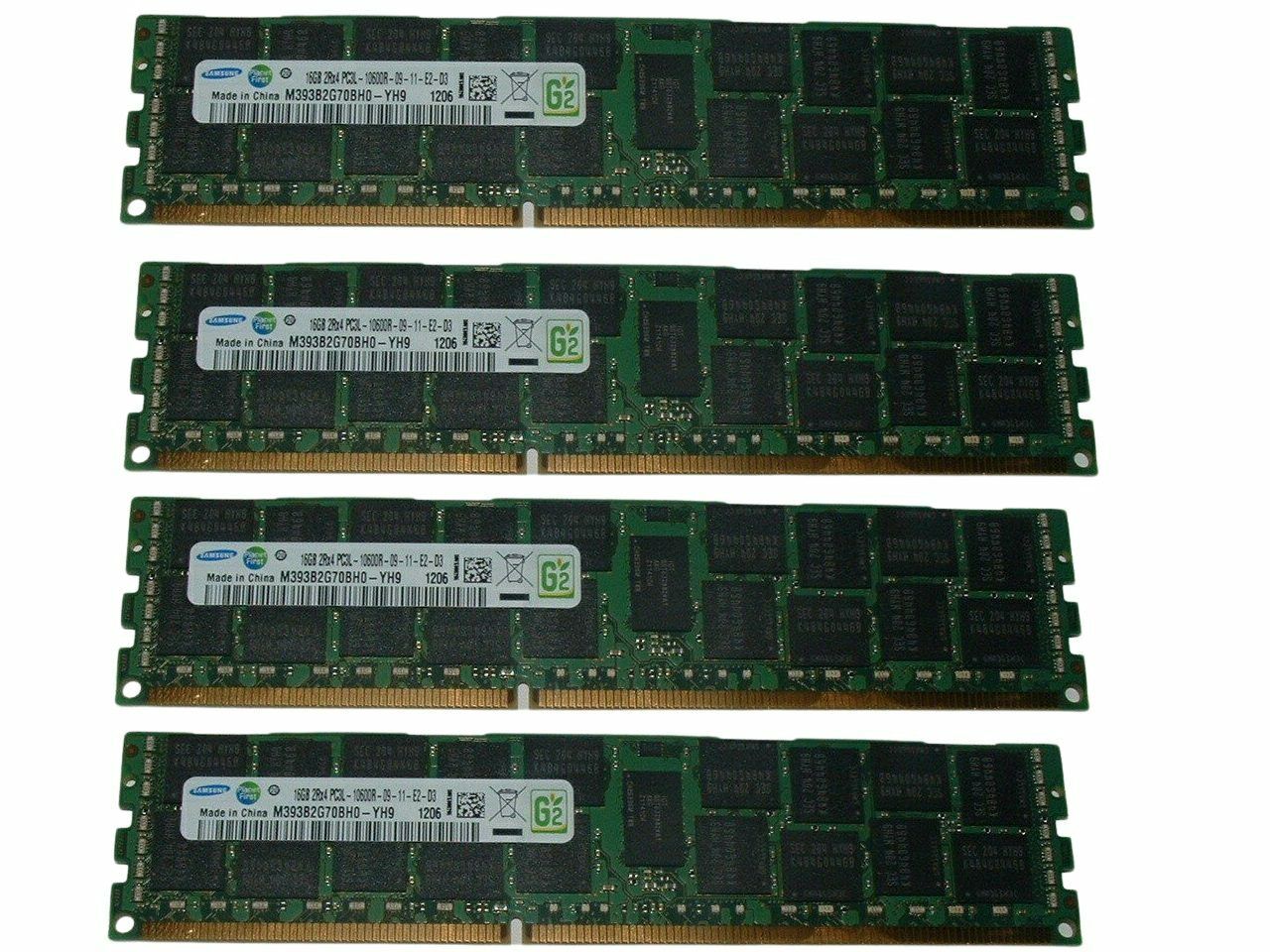 64GB (4x 16GB) 10600R RAM Memory For HP Proliant DL360 DL380 DL580 G6 G7 G8