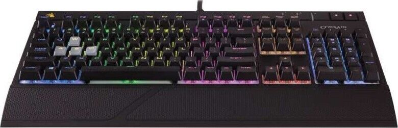 CH-9000227 STRAFE RGB Backlit Lights Mechanical Black Gaming Keyboard Cherry MX