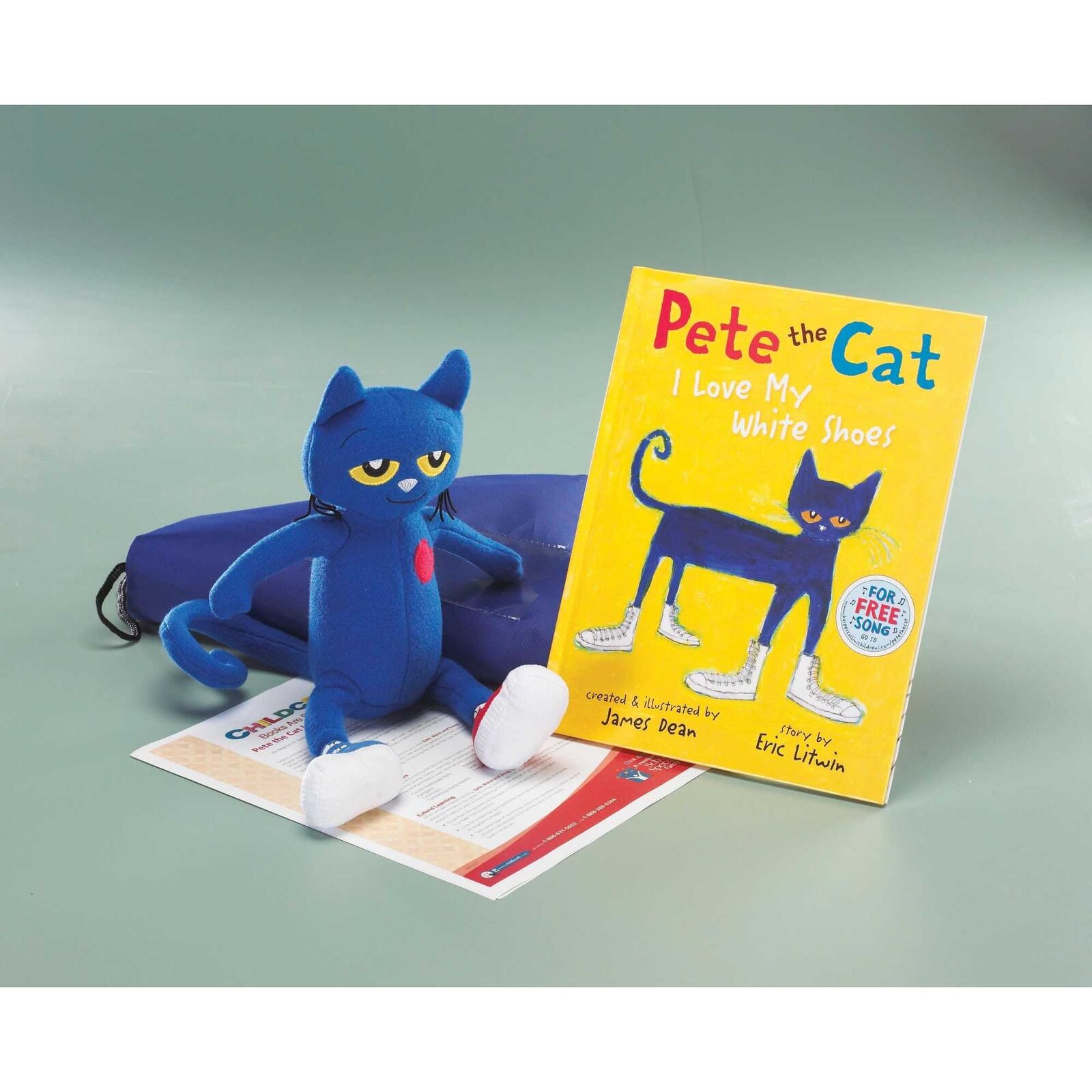 Childcraft Pete the Cat: I Love My White Shoes Literacy Bag, Book, and Plush