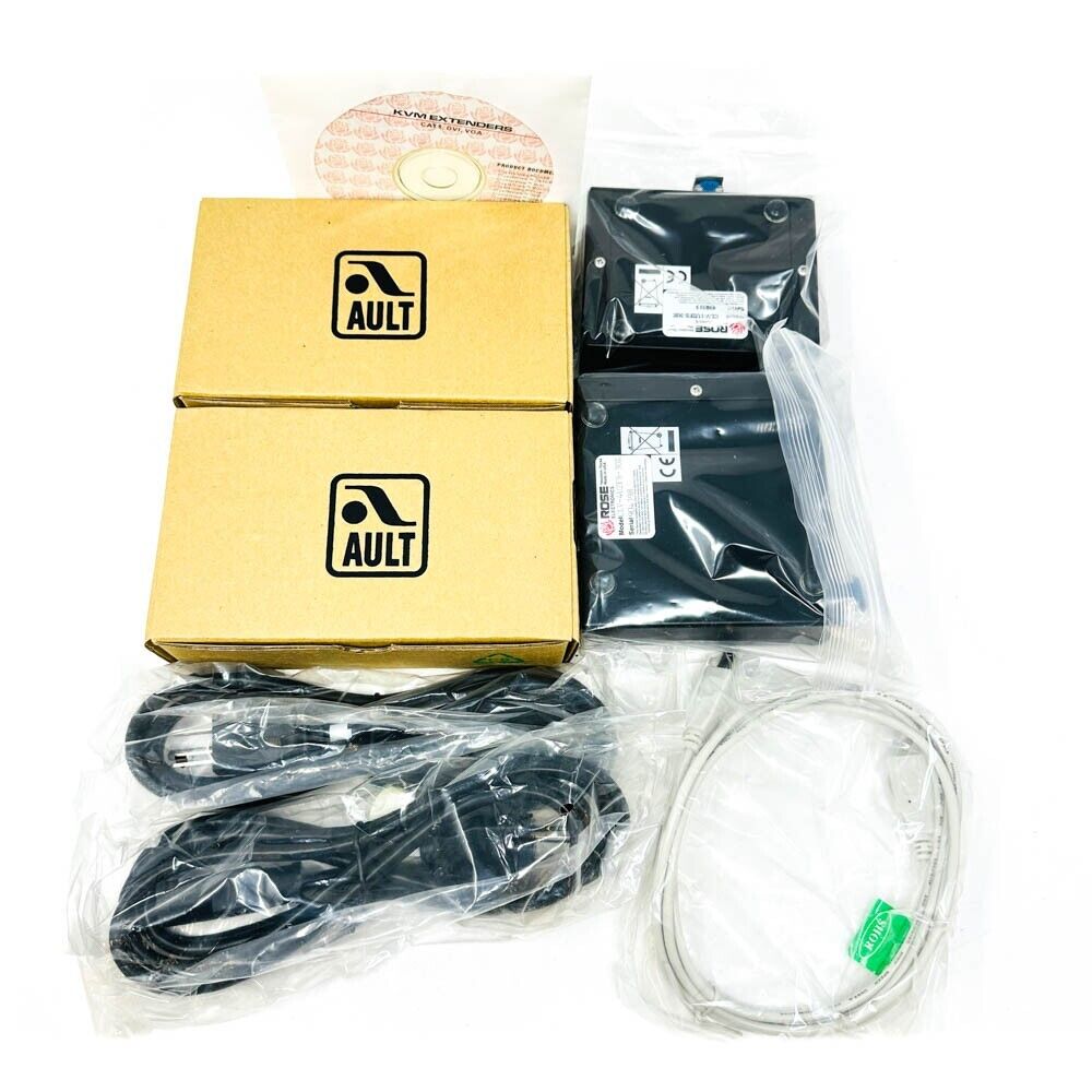 Rose Electronics CLK-4U2FS-30K Fiber USB Extender Kit up to 33000 ft Made in USA