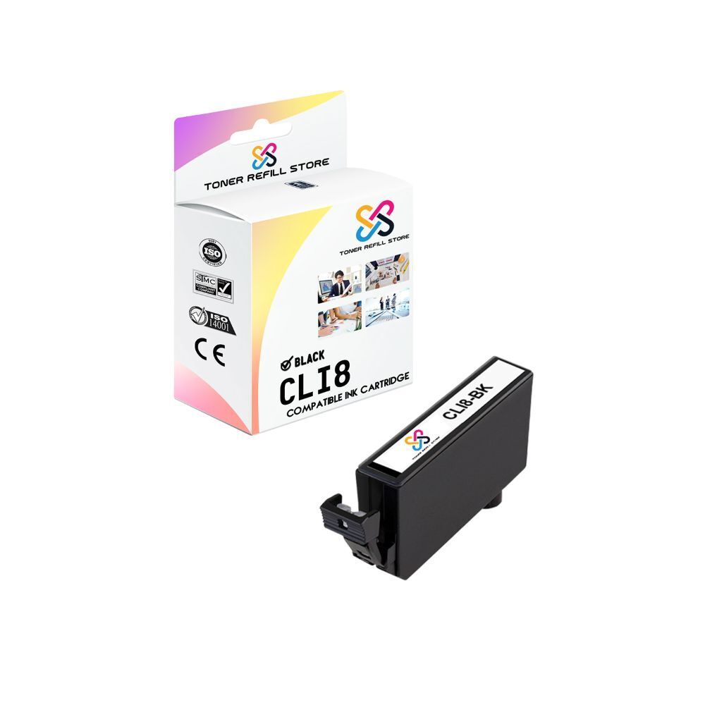 TRS CLI8 CLI8-BK Black HY Compatible for Canon Pixma iP4200 iP4300 Ink Cartridge