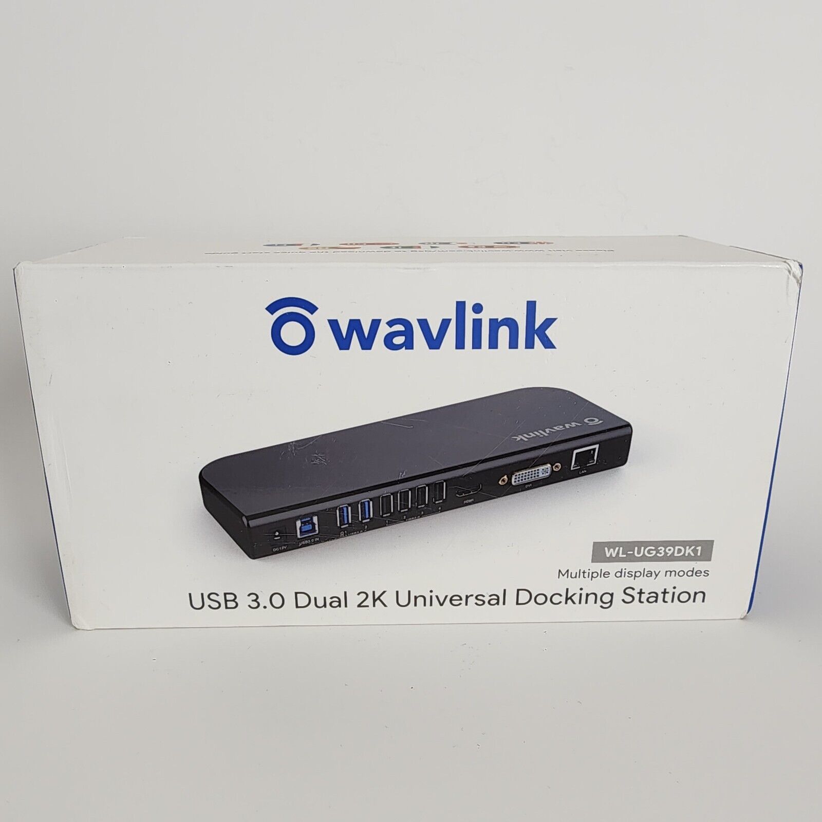 Wavlink WL-UG39DK1 Dual 2K USB 3.0 Universal Docking Station - OPEN BOX