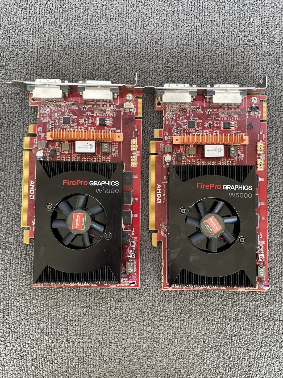 AMD FIRE PRO W5000 Graphics Card (Set Of 2) Used In Very Nice Working Condition