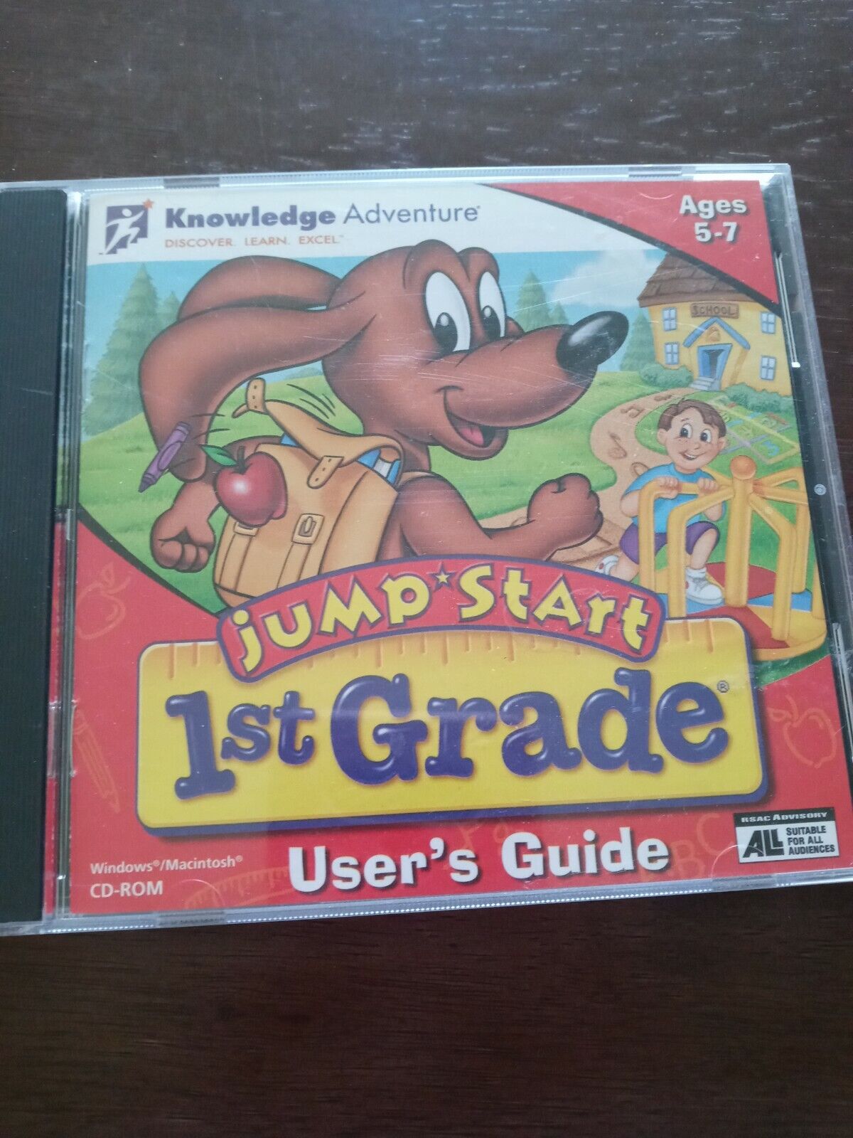 Jump Start 1st Grade Knowledge Adventure CD-ROM Homeschool Educational Learning