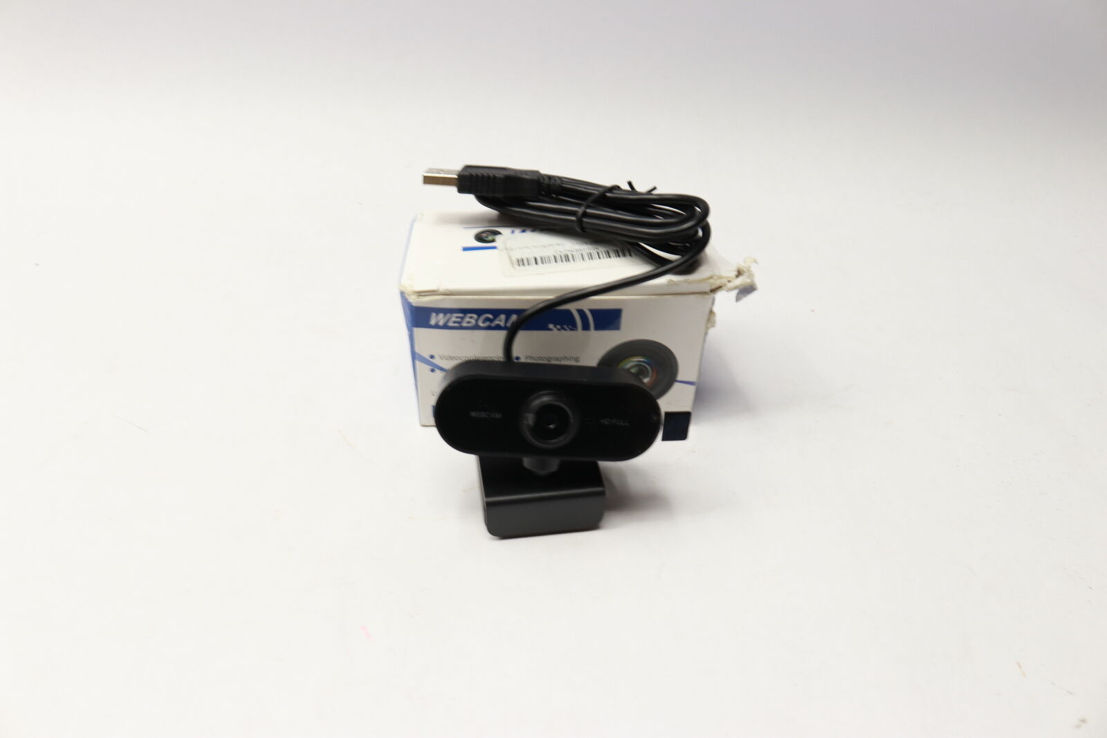 360 Degree Rotation USB 2.0 Plug & Play Webcam w/ Microphone & Privacy Cover HW1