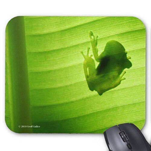 Frog Silhouette Mouse Pad Photo Pad Frogs of the World Series Green