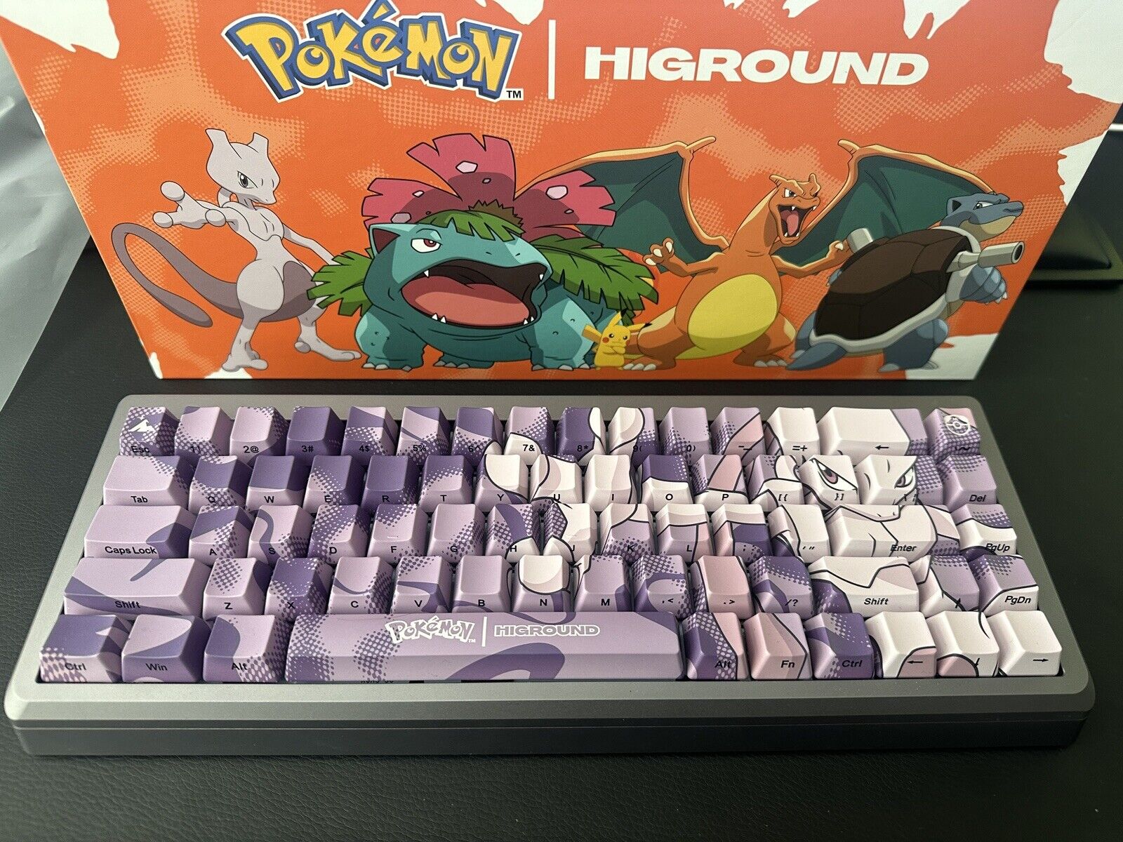 Pokémon + HG Summit 65 Keyboard 2.0 - Mewtwo