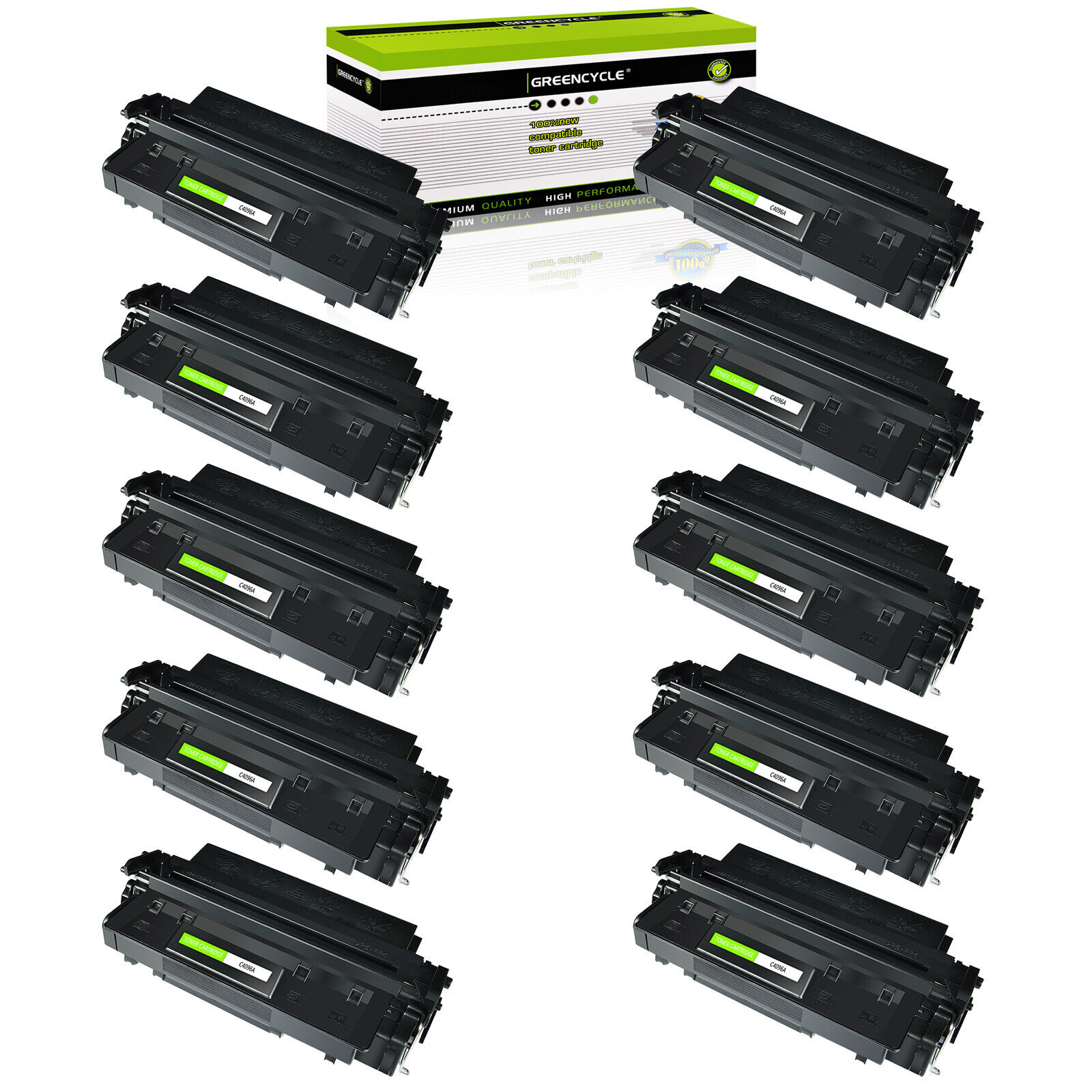 10PK C4096A 96A Toner Cartridge Compatible For HP LaserJet 2100tn 2200dt Printer