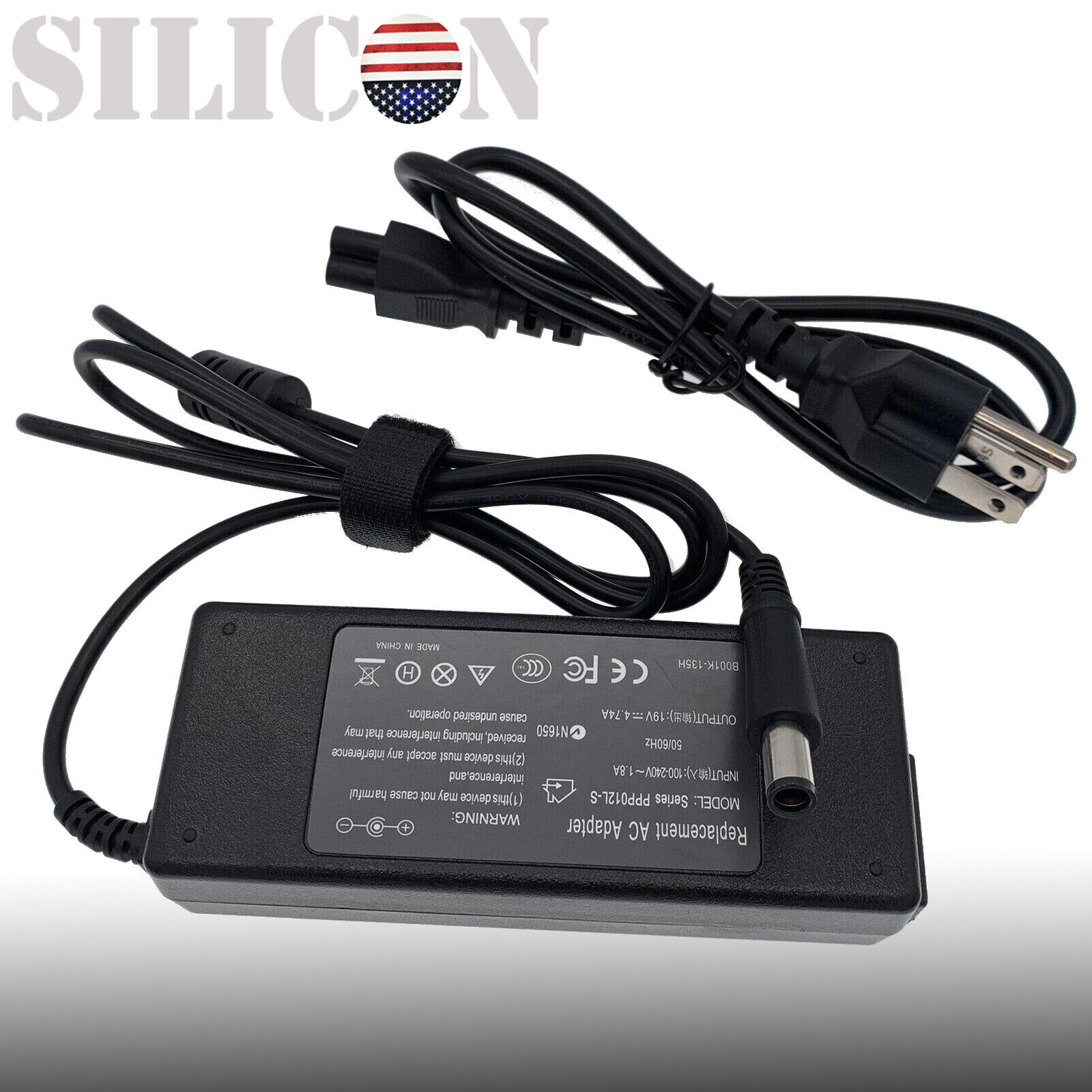 90W AC Adapter For HP OMEN 27i 8AC94AA#ABA LED Gaming Monitor Power Supply Cord