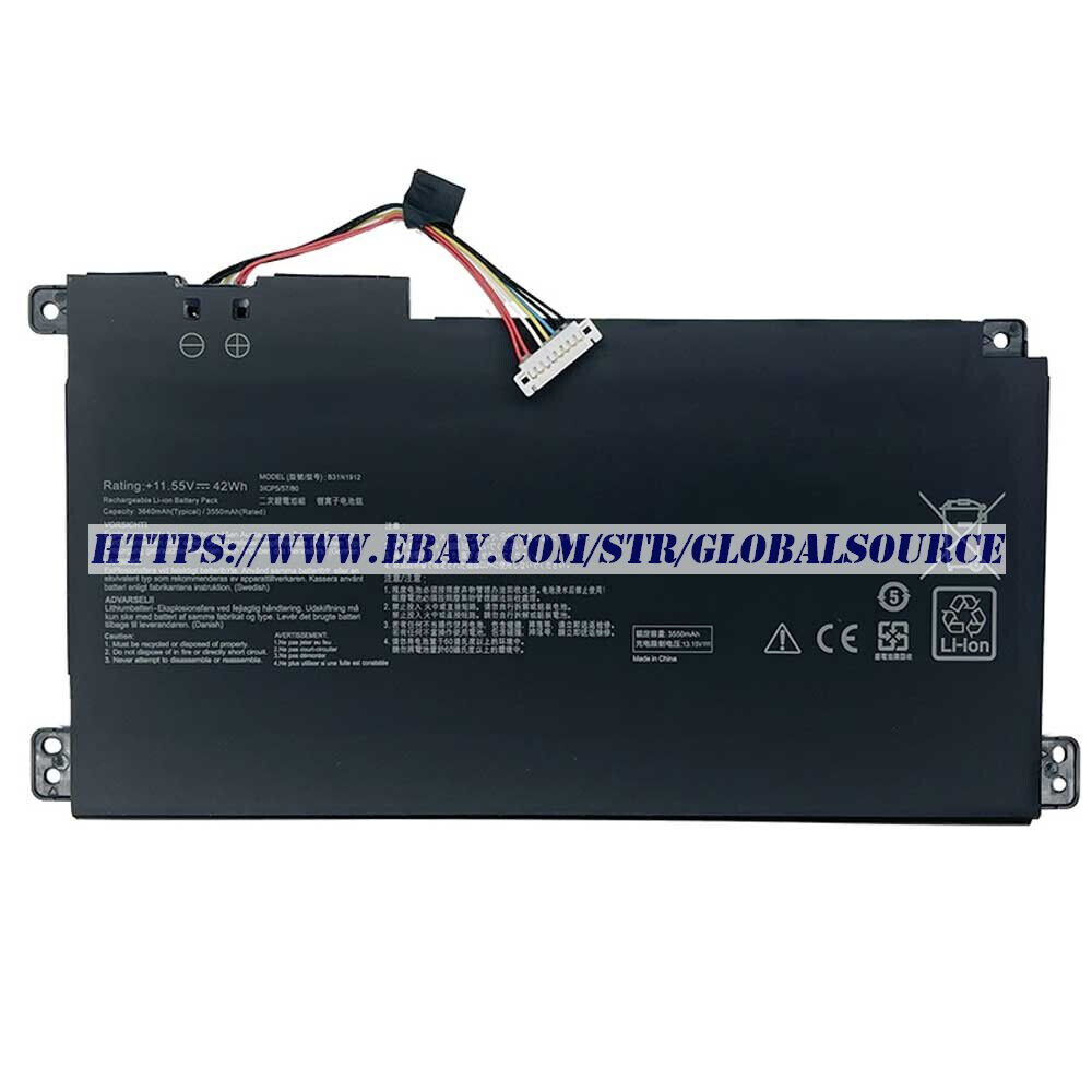 ✅NEW B31N1912 Battery For ASUS VivoBook 14 E410MA L410MA 15 E510KA L510MA E510LA