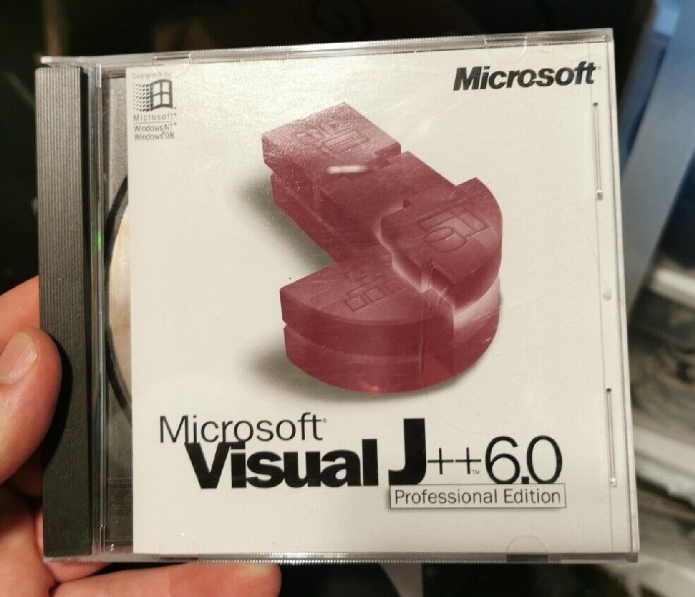Microsoft Visual Studio J++6.0 Professional Edition With CD and Product Key