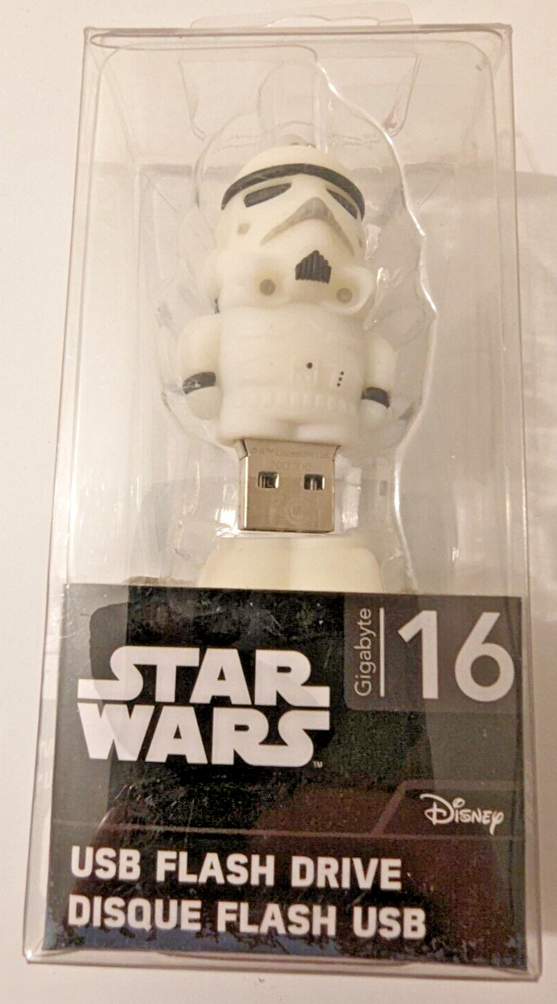 NEW & SEALED Disney Star Wars Stormtrooper USB Flash Drive 16GB