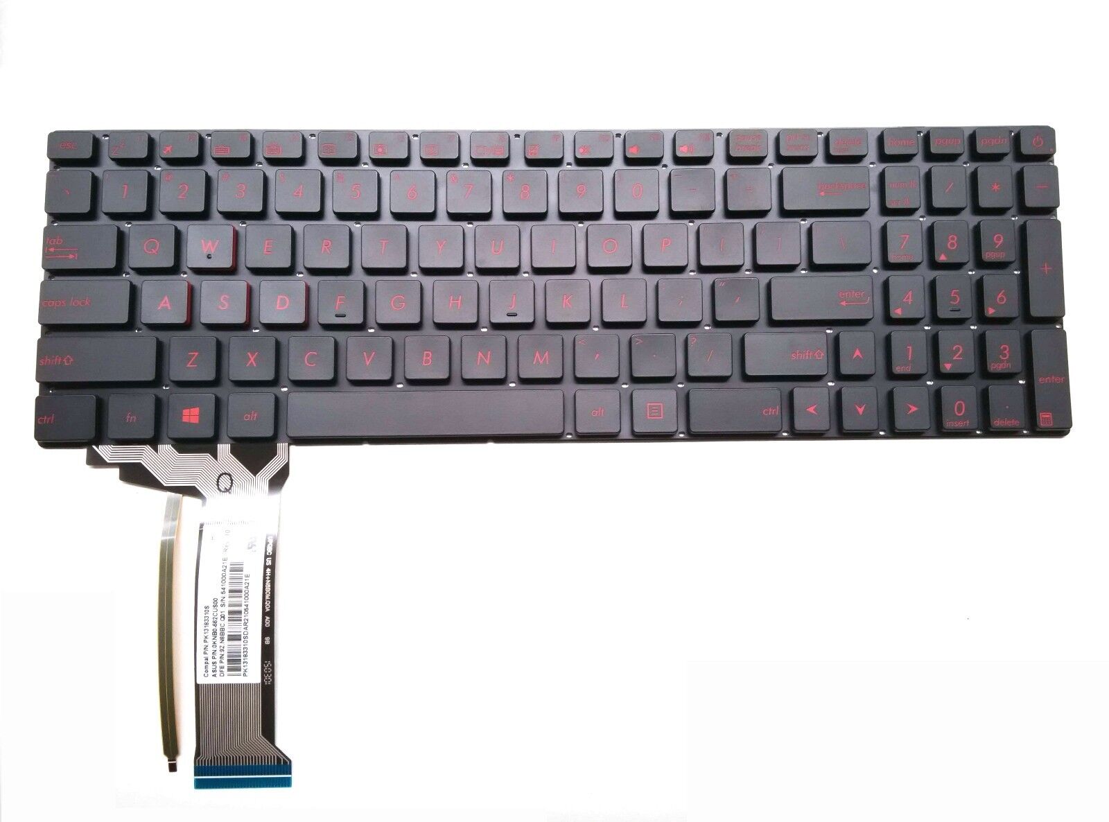 New for Asus ROG GL551 GL551JM GL551JM-DE71 GL551JW Keyboard US Backlit