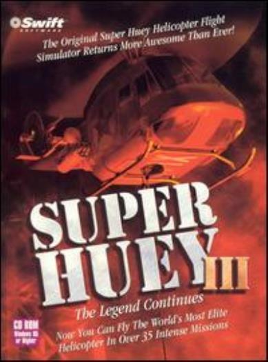 Super Huey III 3 PC CD fly pilot elite helicopter chopper flight combat war game