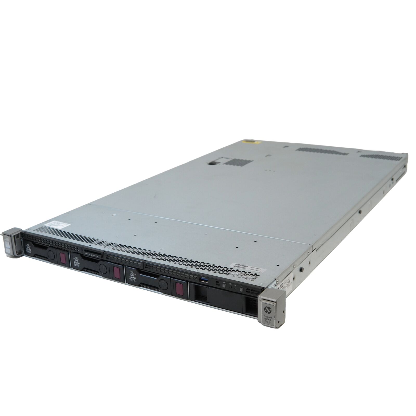HP DL360 Gen9 1U Server - 1x e5-2623v3 4c/8t 3GHz, 64GB (8x8) RAM, p440ar