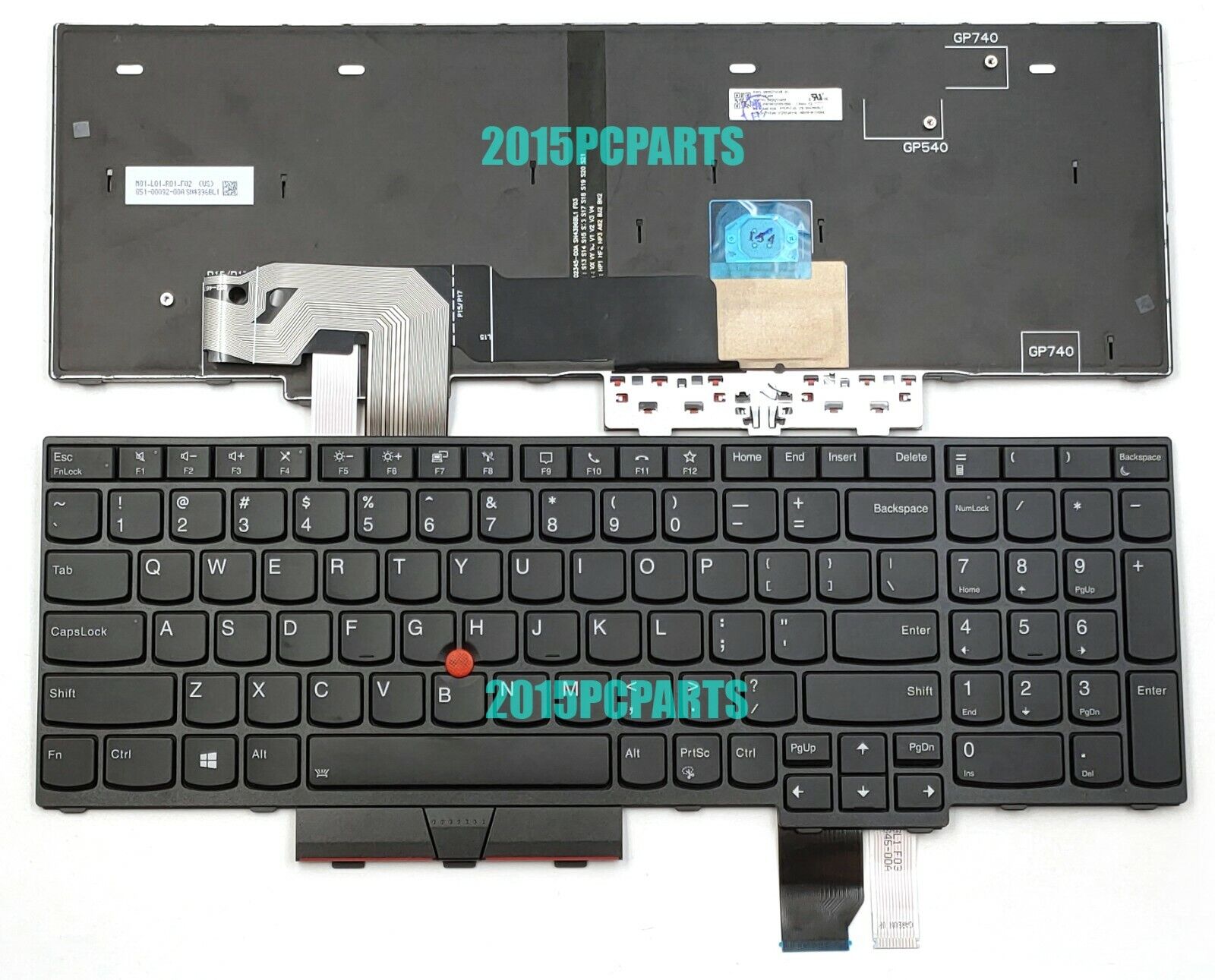 New for Lenovo Thinkpad P15 P17 T15g Gen 1 Keyboard Backlit US 5N20Z74859