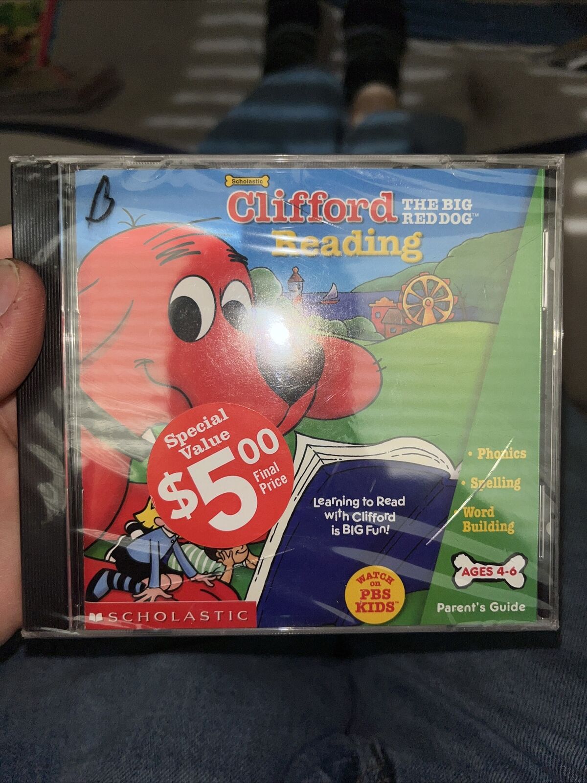 Scholastic Clifford the Big Red Dog Reading CD-ROM Win/Mac Ages 4-6 New  Sealed