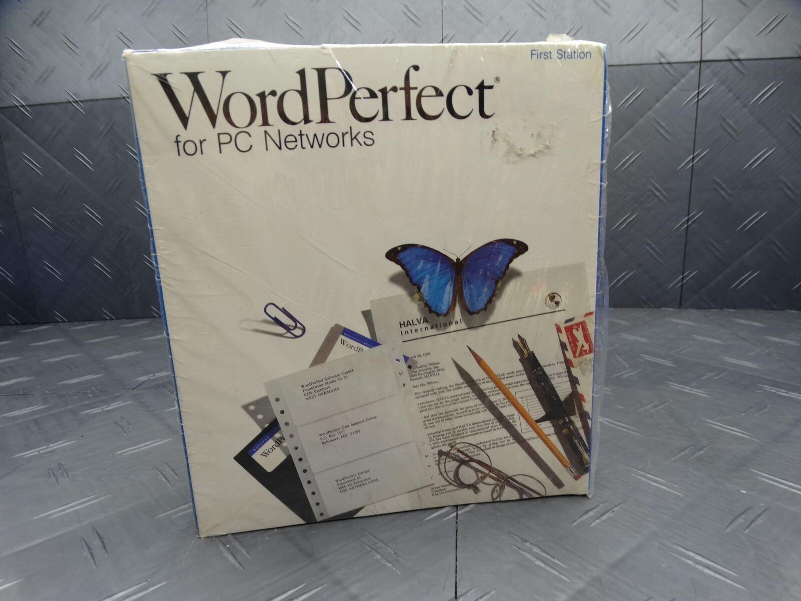 WordPerfect for PC Network FIRST STATION Edition Version 5.0 Original Seal