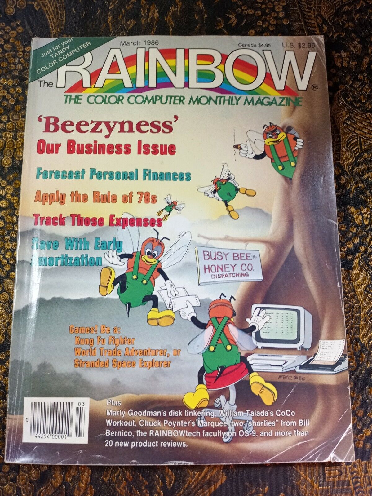 Rainbow Computer Magazine March 1986 VG Gaming Retro