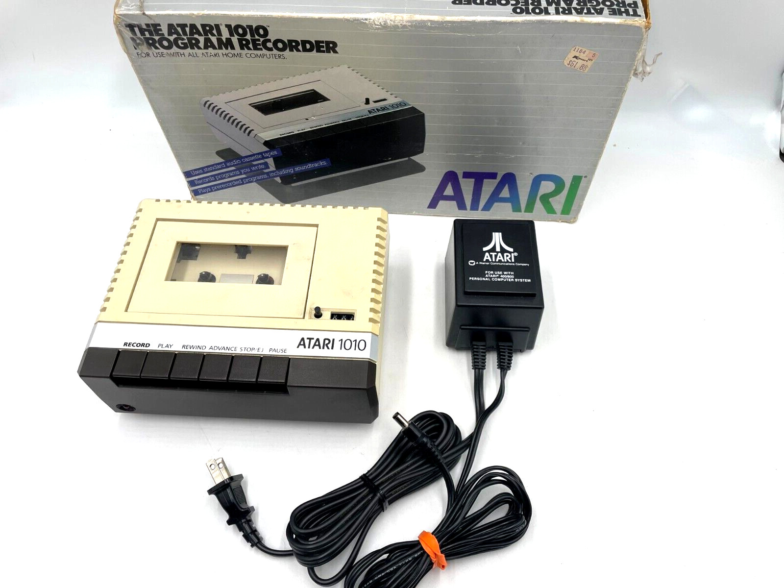Parts/Repair Only — Atari 1010 Program Recorder — Complete In Box