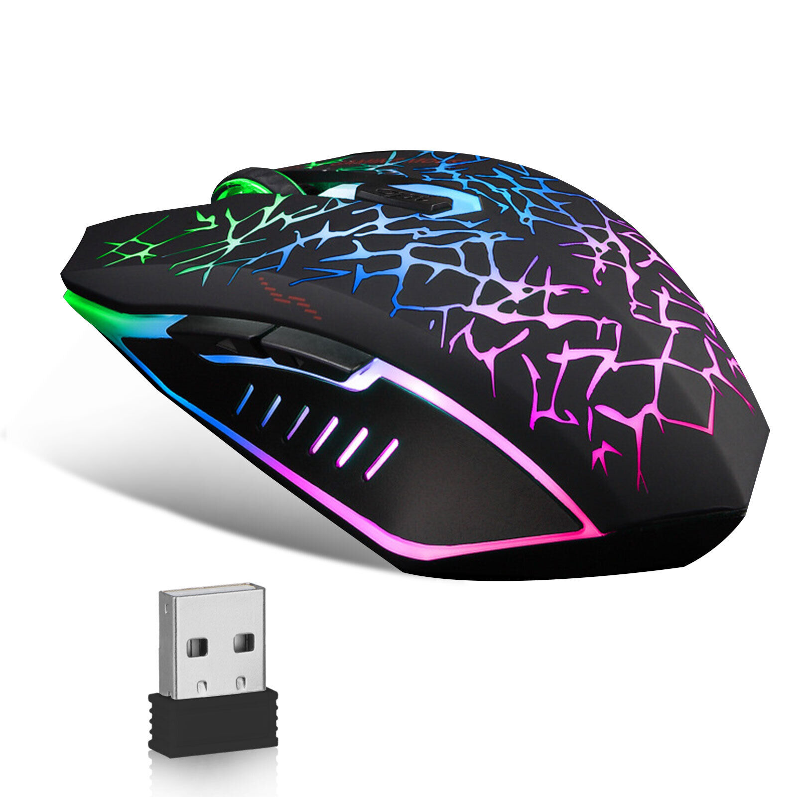 2.4GHz Wireless Optical Mouse Mice & USB Receiver 2400 DPI for Laptop Computer