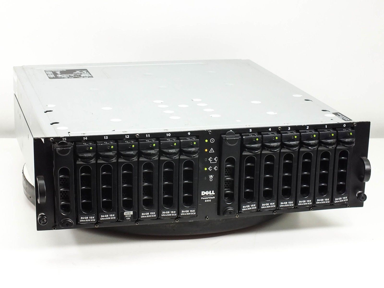Dell Powervault 220S SCSI External 3U Rackmount Server Storage Enclosure 19\