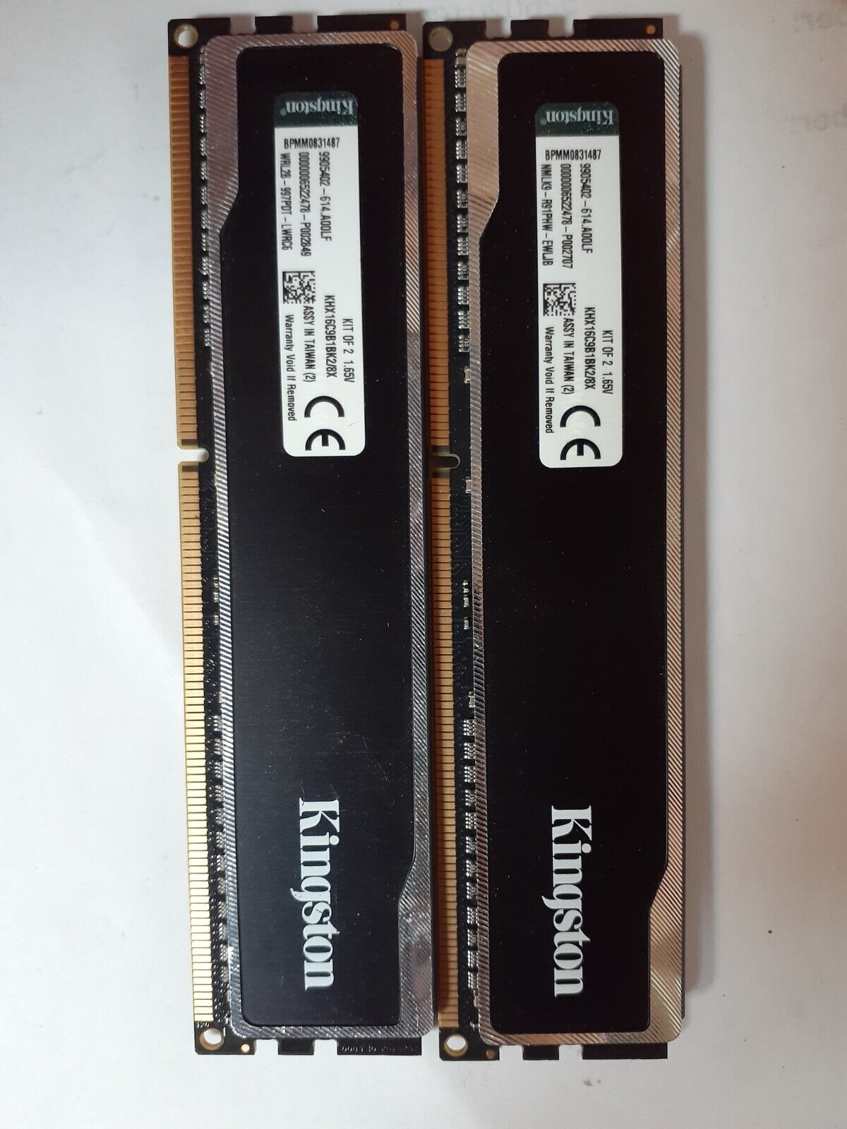 Kingston HyperX Black 8GB Kit (2x4GB) DDR3 1600MHz PC3-12800 RAM KHX16C9B1BK2/8X