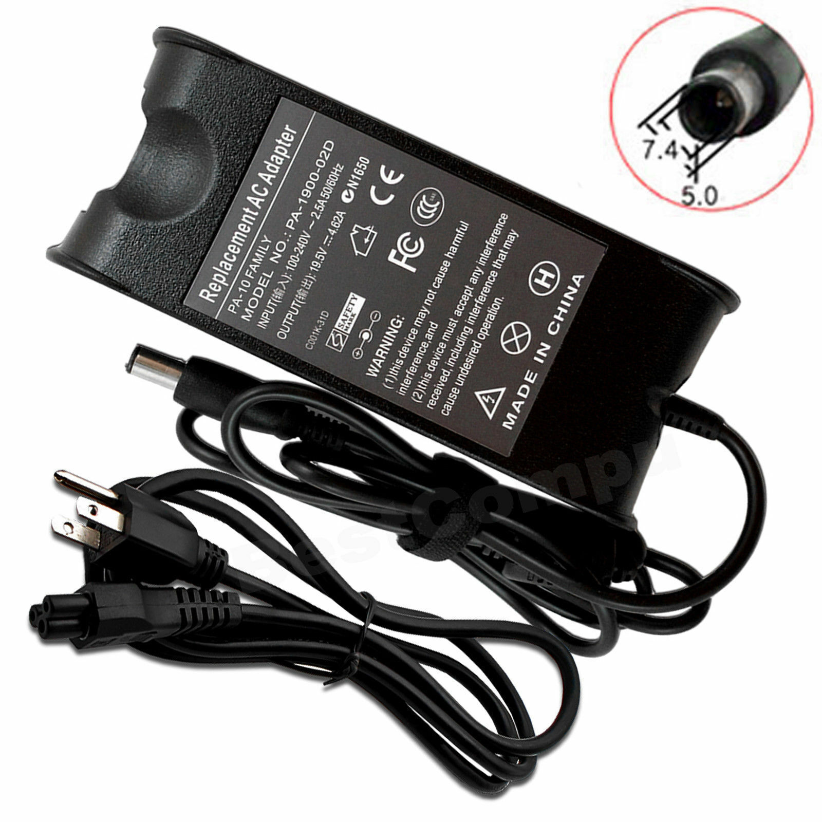 For Dell Latitude 5300 5310 5400 5401 5404 5410 5411 Charger AC Power Adapter