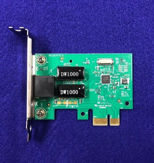 10/100/1000Mbps PCI-Express x1 Low Profile Gigabit Ethernet Network Card GbE NIC