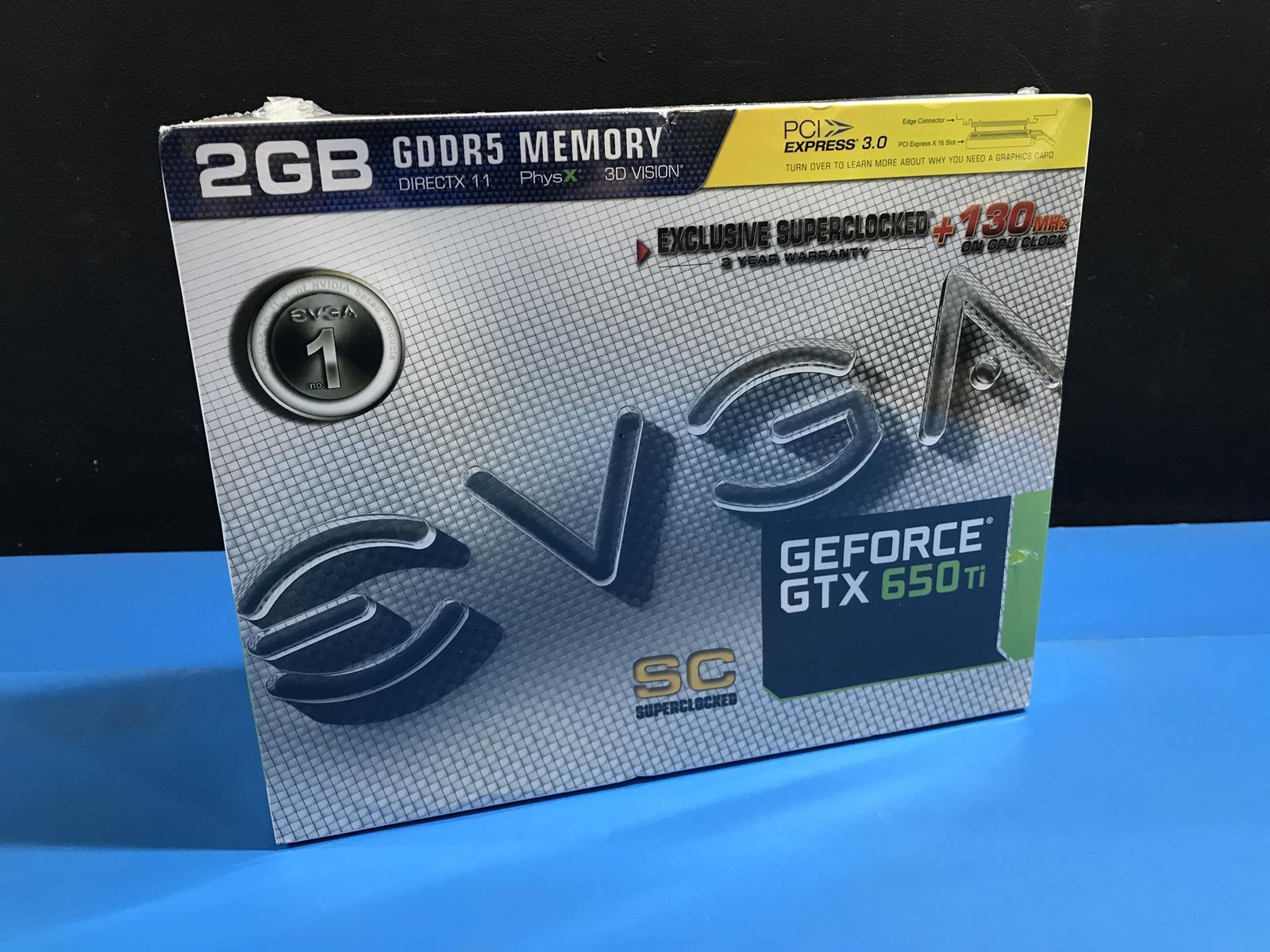 EVGA Nvidia GeForce GTX 650 Ti 2Gb GDDR5 Video Graphics Card