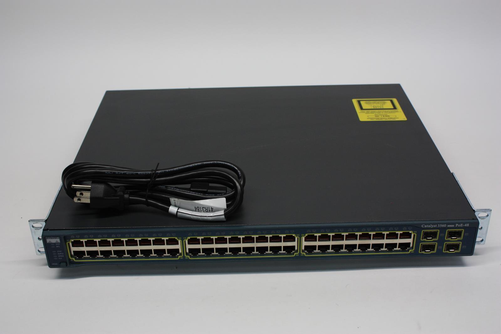 Cisco Catalyst (WS-C3560-48PS-S) 48-Ports External Switch Managed
