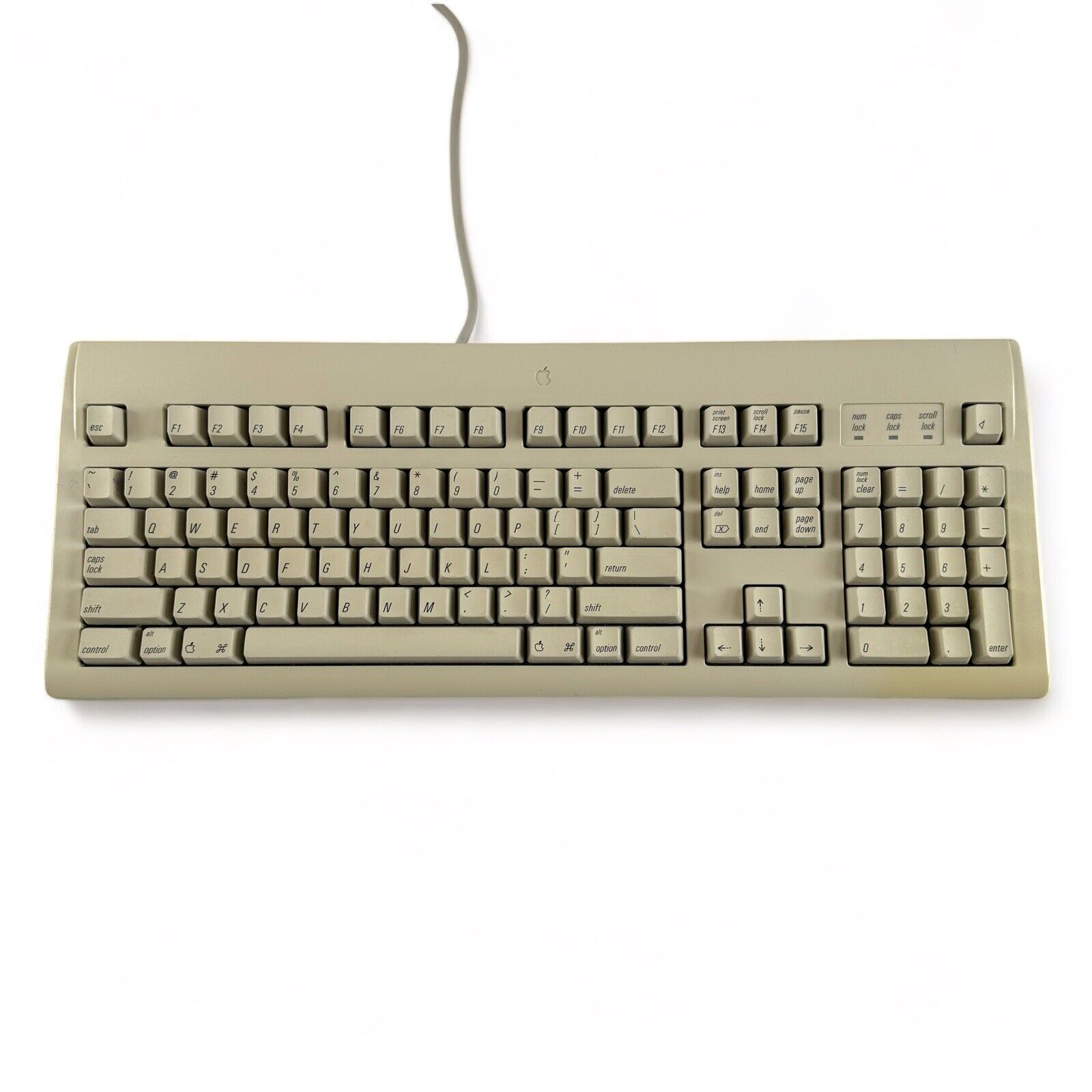 Apple Design Keyboard Macintosh VTG 1995 M2980 WORKS