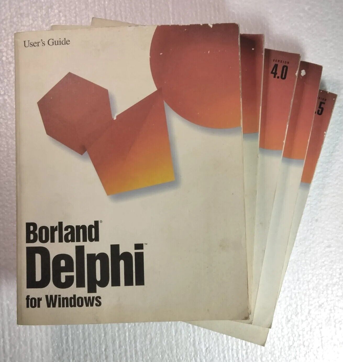 Borland Delphi 1.0 for Windows Manuals ReportSmith 2.5 Local InterBase Server 4.
