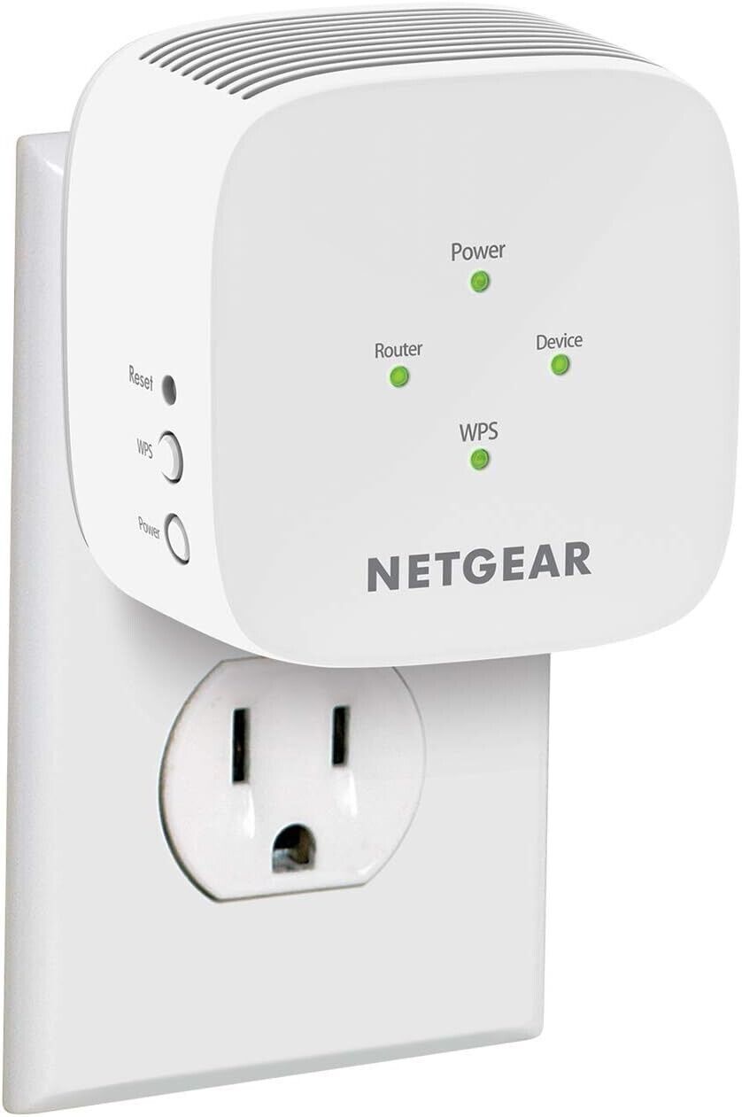 NETGEAR - EX2800 - WiFi Range Extender AC750 Dual Band Signal Booster - White