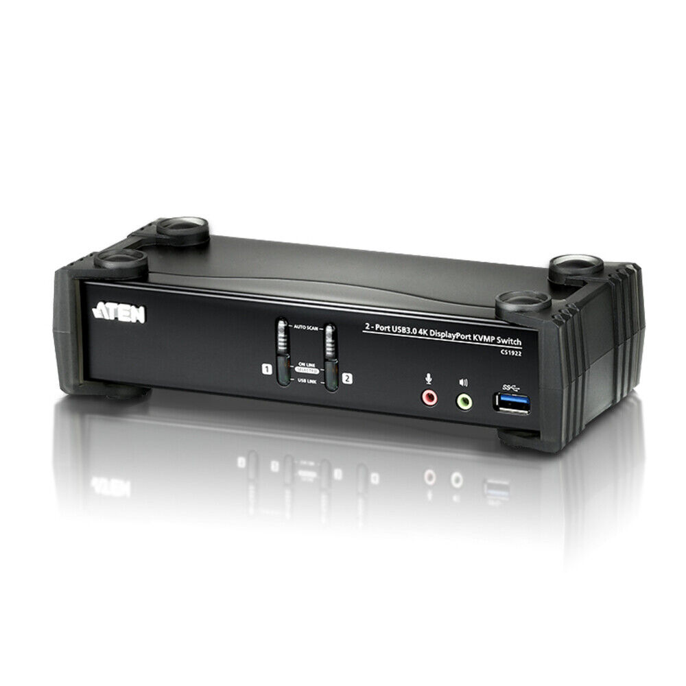 Aten Cs1922 2-Port USB3.0 4K DP KVMP Switch