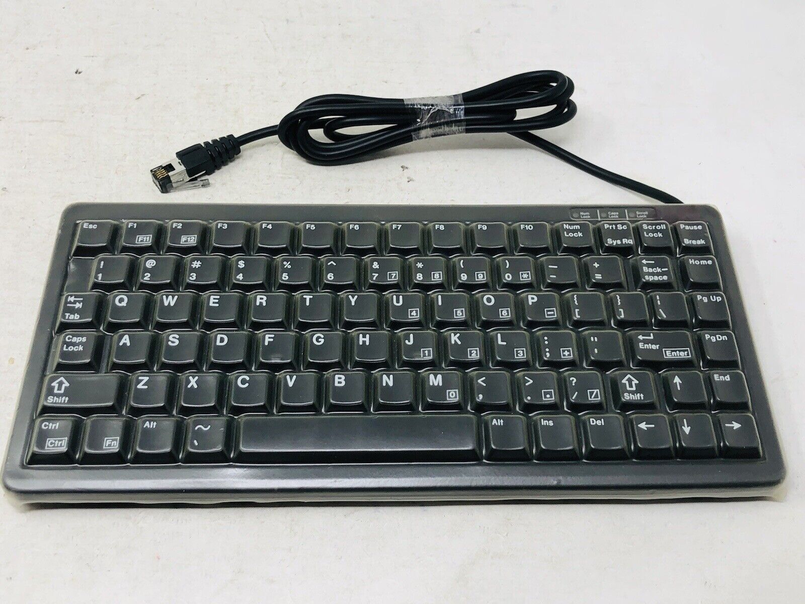 Vintage CHERRY Mini Black Mechanical Keyboard Model ML4100