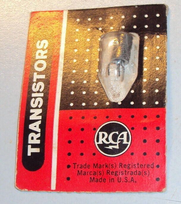 RCA 2N1634 Germanium Transistor from the 1950\'s/60\'s in original package Mint