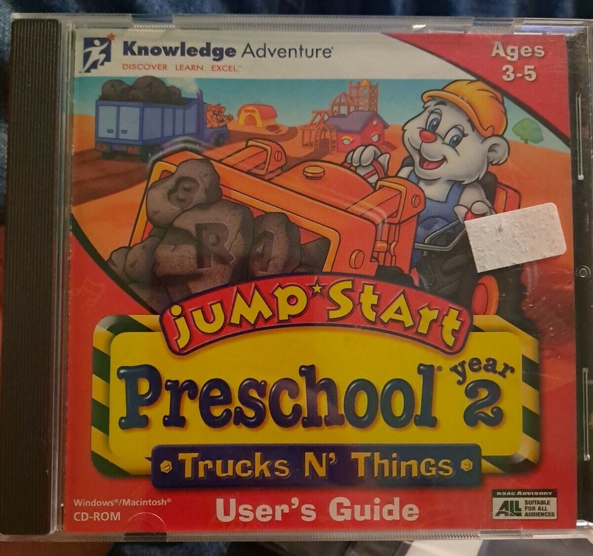 Jumpstart Preschool: Trucks N' Things Year 2 PC Windows MAC CD RARE