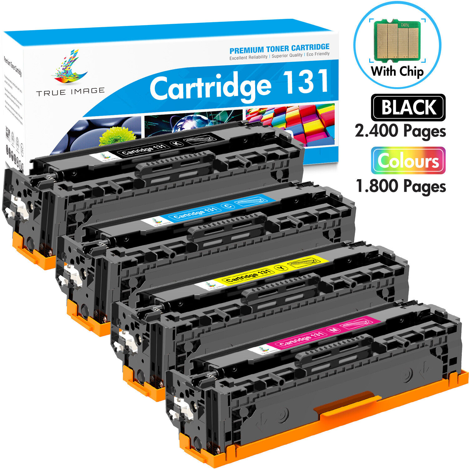 CRG131 Toner Black Color Set For Canon 131 ImageCLASS MF8280Cw MF624Cw 628Cw Lot