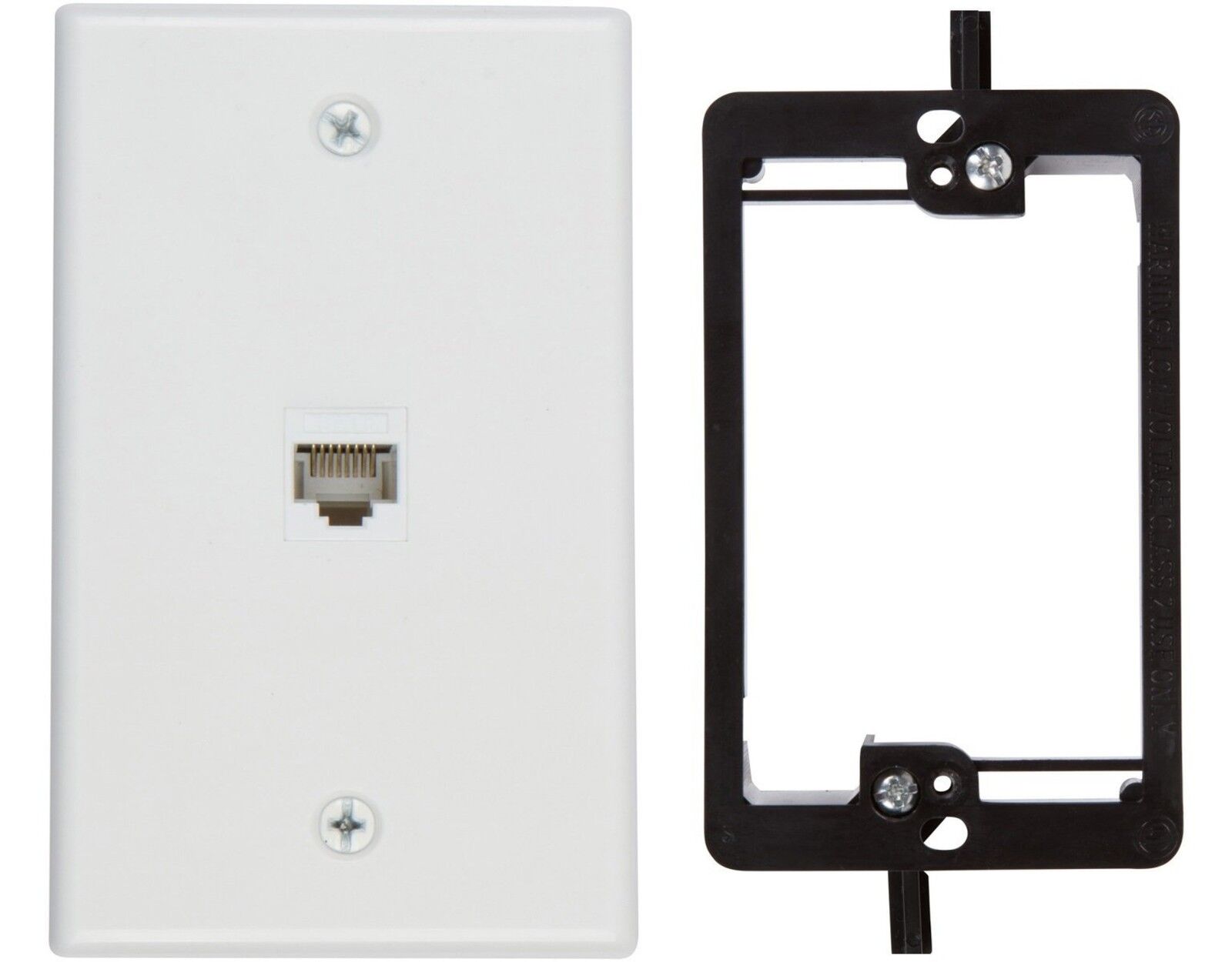 Buyer\'s Point 1 Port Cat6 Wall Plate