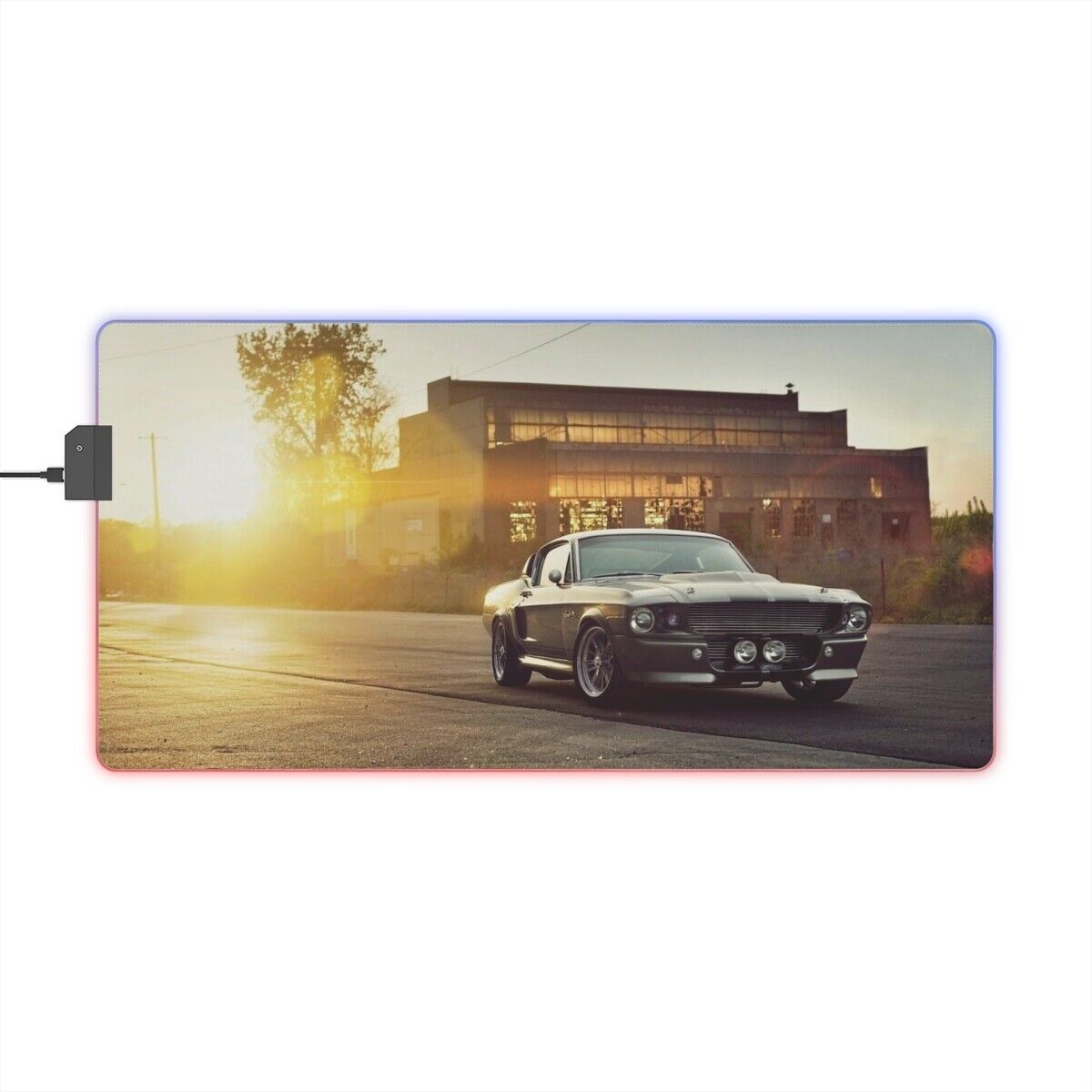1967 Ford Mustang Shelby GT500 LED Gaming Mouse Pad