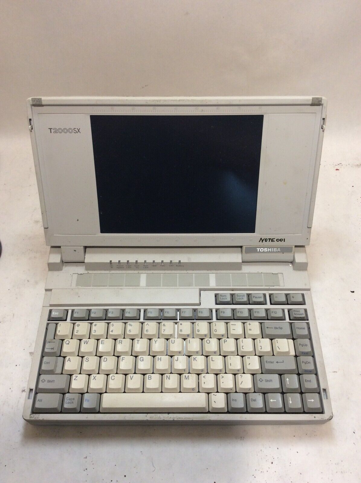 VINTAGE Toshiba T2000SX 386SX Laptop UNTESTED -PP