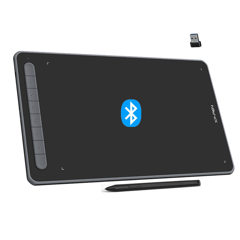 XP-Pen Deco LW Bluetooth Wireless Drawing Graphics Tablet X3 Stylus 60° Tilt