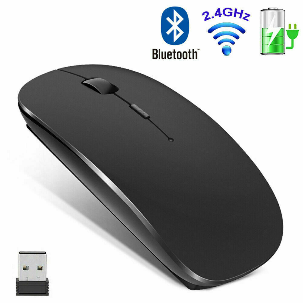 Universal Wireless Bluetooth Mouse For MacBook Air Pro iPad iMac PC Rechargeable